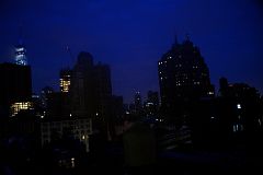 05-11 After Sunset View To World Trade Center, 401 Broadway, AT and T Long Distance Building From My Room At NoMo SoHo New York City.jpg